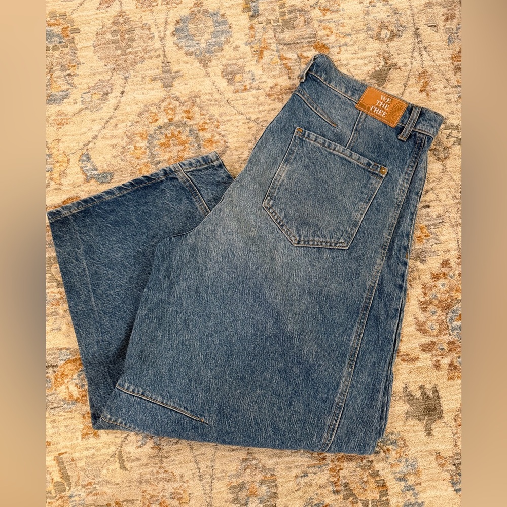 Free People Barrel Jeans